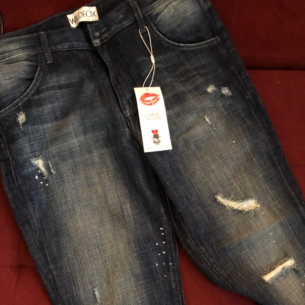 Wildfox Marissa Stargazer Boyfriend Jeans